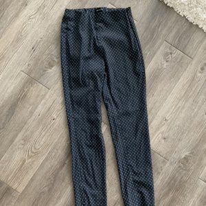 Who What Wear - Black and White Polka Dot Pants